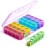 Odaro Weekly Pill Organizer 4 Times a Day, Daily Pill Box 7 Day, Large Travel Pill Case with 28 Compartment to Hold Medicine, Vitamin and Supplement - Purple Case