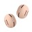 FERYES 2 PCS Makeup Sponge Holder - Shatterproof Eco-Friendly Silicone Beauty Make Up Blender Case for Travel - Khaki