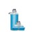 HydraPak Flux - Collapsible Backpacking Water Bottle (1 Liter) - BPA Free, Ultra Light, Spill-Proof Twist Cap - Tahoe Blue