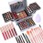 Makeup Gift Set For Women Girls, All in One Full Makeup Kit with Eyeshadow, Lip Gloss, Concealer, Blush, Contour, Highlighter Face Brushes Liquid Lipsticks Eyebrow Pen Eyeliner Pencil Sponge