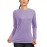 isnowood Swim Shirts for Women, UPF 50+ UV Sun Protection Long Sleeve Shirt, Lightweight Quick Dry Workout Hiking Running Rash Guard Top Purple