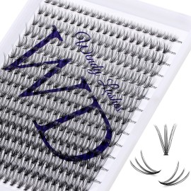 Individual Lashes Eyelash Clusters 300PCS Lash Clusters Extensions Large Quantity Clusters Comfortable Lashes Thin Band Eyelashes Extension Soft Clusters Eyelashes(300PCS-20D-0.07C,8-16mm Mixed Tray)