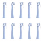 CILGEWH Replacement Toothbrush Heads 10 Pack Compatible with Colgate Hum Connected Smart Battery Electric Toothbrush Head, Blue