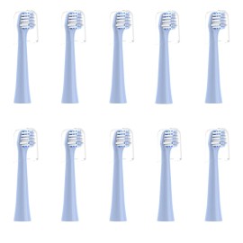 CILGEWH Replacement Toothbrush Heads 10 Pack Compatible with Colgate Hum Connected Smart Battery Electric Toothbrush Head, Blue
