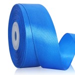 TONIFUL Royal Blue Satin Ribbon 1 Inch X 25yds Solid Silk Ribbons for Gift Wrapping, Craft, Floral Bouquets, Valentine\'s Day Christmas Gift Wrapping, Party Wedding Decoration