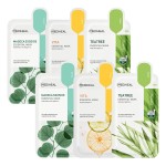 Mediheal Sheet Mask Essential HERO 6 pack (Tea Tree, Madecassoside, Vita)| Korean Skincare Facial Sheet Mask Combo Moisturizing, Soothing and for Blemishes