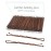 YINGFENG 220pcs 2.76 Inch Large Brown Bobby Pins for Women, Jumbo Long Pins with Box, Reusable Non Slip Big Pins Great For Thick Hair