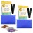 Microwavable Heating Pads for Lower Back, Neck, and Shoulder Pain Relief - Moist Microwave Heating Pad for Muscles and Joints - Microwave Hot Pack Heat Pad for Cramps - 2 Packs Blue - Lavender Scent