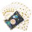 COQOFA 100 Pcs Star Printed Sealable Gift Wrap Cello Cellophane Bags Self sealing Adhensive Treat Bags Party Favor bags (4x6inch, Gold)