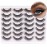 Losha Eyelashes Natural Look Faux Mink Lashes Pack Handmade Wispy False Eyelashes 14 Pairs Cat Eye Lashes (Y52)