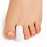Bukihome Big Toe Protectors 10 ct, Silicone Toe Caps to Cushion Hammer Toe, Blister, Corn, Callus, Great for Running, Walking, Stop Toe Pain (Small, White)