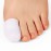 Bukihome Big Toe Protectors 10 ct, Silicone Toe Caps to Cushion Toe Blister, Corn, Callus, Great for Running, Walking, Stop Toe Pain (Large, White)