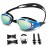 WAVE Nearsighted Swim Goggles, Shortsighted Optical Swimming Goggles No Leaking Anti Fog UV Protection for Adult Men Women Youth
