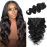 LUMIERE Body Wave Clip In Hair Extensions - Glueless Hair Extensions For Black Women 120g Grade 10A Brazilian Remy Hair Wear and Go 8Pcs With 20Clips Double Wefts Thick and Soft 18 Inch
