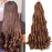 French Curly Braiding Hair 24 Inch 8 Packs - Pre Stretched Bouncy Braiding Hair- Loose Wavy Synthetic Hair Extensions For Black Women (24 inch 8 packs, 30)