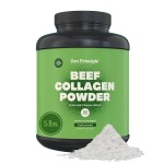 Zen Principle Grass-Fed Agglomerated Collagen Peptides 5 lb. Anti-Aging Hydrolyzed Protein Powder for Healthy Hair, Skin & Joints. Paleo and Keto Friendly, GMO and Gluten Free, Pasture-Raised Bovine.