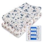 Extra Stretchy Changing Pad Cover, TotBasic Ultra Soft Premium Jersey Knit Changing Pad Sheets, Unisex for Boys Girls, Fits All Standard Changing Tables/Dresser Tops - 2 Pack (Ocean Pals + Wildlife)