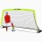 RUNBOW 6x4 ft Portable Kids Soccer Goal for Backyard Practice Soccer Net with Carry Bag (6x4 FT, 1 Pack, Light Yellow)