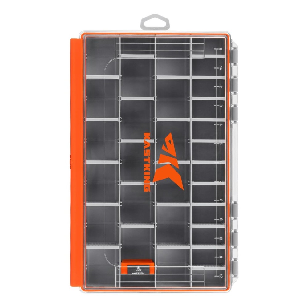 KastKing HyperSeal Waterproof Tackle Box, Waterproof 3600 and 3700 Tackle Trays, Fishing Tackle Box Organizer with Removable Dividers, Lure Box and Terminal Tackle Storage