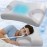 IKSTAR Cooling CPAP Pillow for Side Sleepers - Sleep Apnea Pillow for CPAP User - Reduce Air Leak/Hose Tangle/Mask Pressure - Memory Foam Neck Support Nasal Pillows Side/Back/Stomach Sleeper