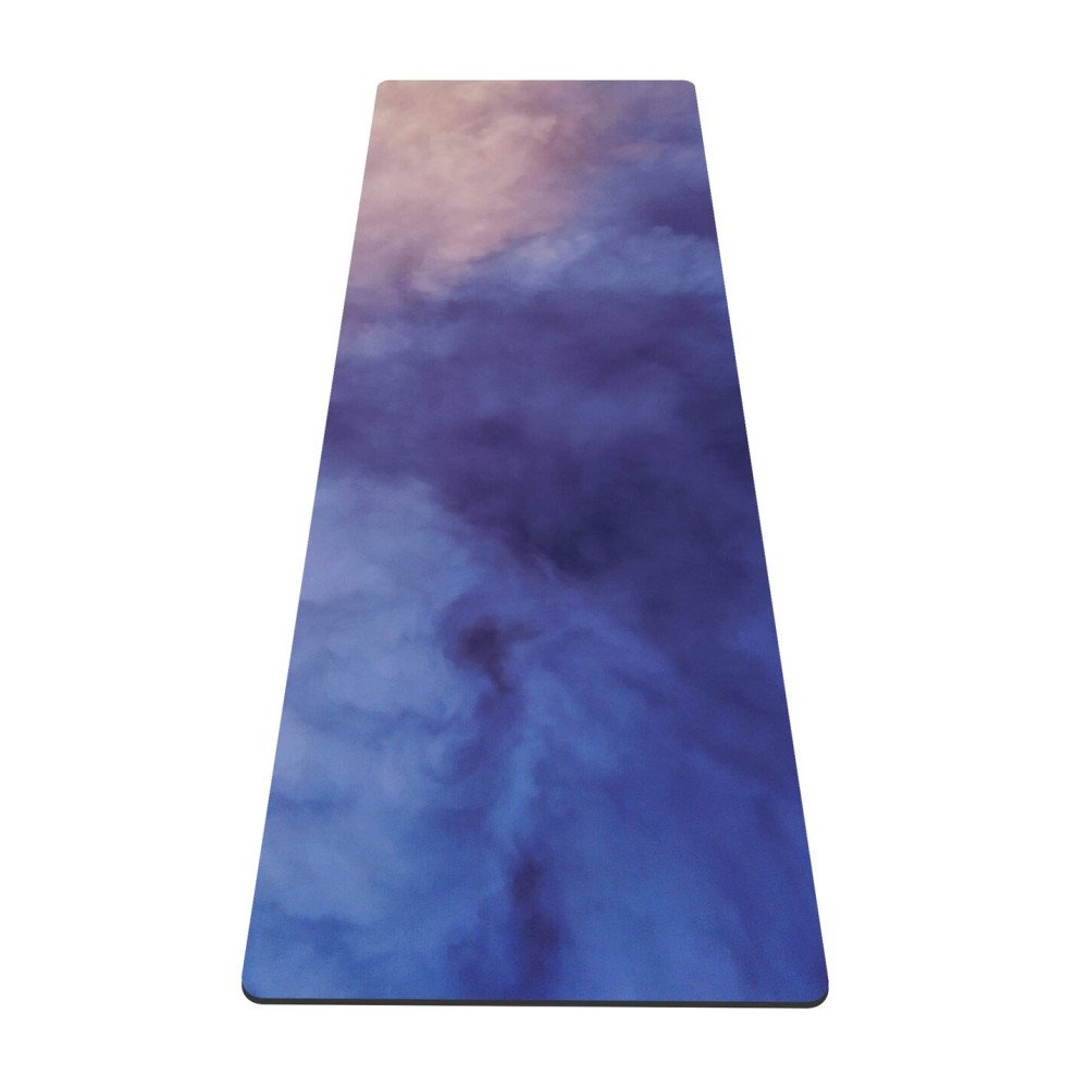 nuveti Yoga Mat Print Extra Thick TPE Non Slip Fitness Exercise Mat with Carrying Bag,72x24 Extra Thick 6MM Exercise & Workout Mat for Yoga, Pilates Fitness and Floor Exercises