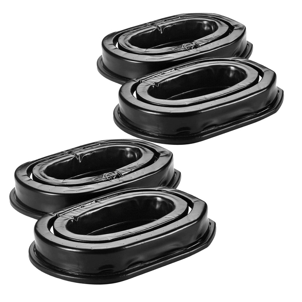 PROHEAR GEP03 2-Pack Gel Ear Pads for Walkers Razor Earmuffs, Soft Replacement Ear Cups with Sealed Bottom for Noise Isolation