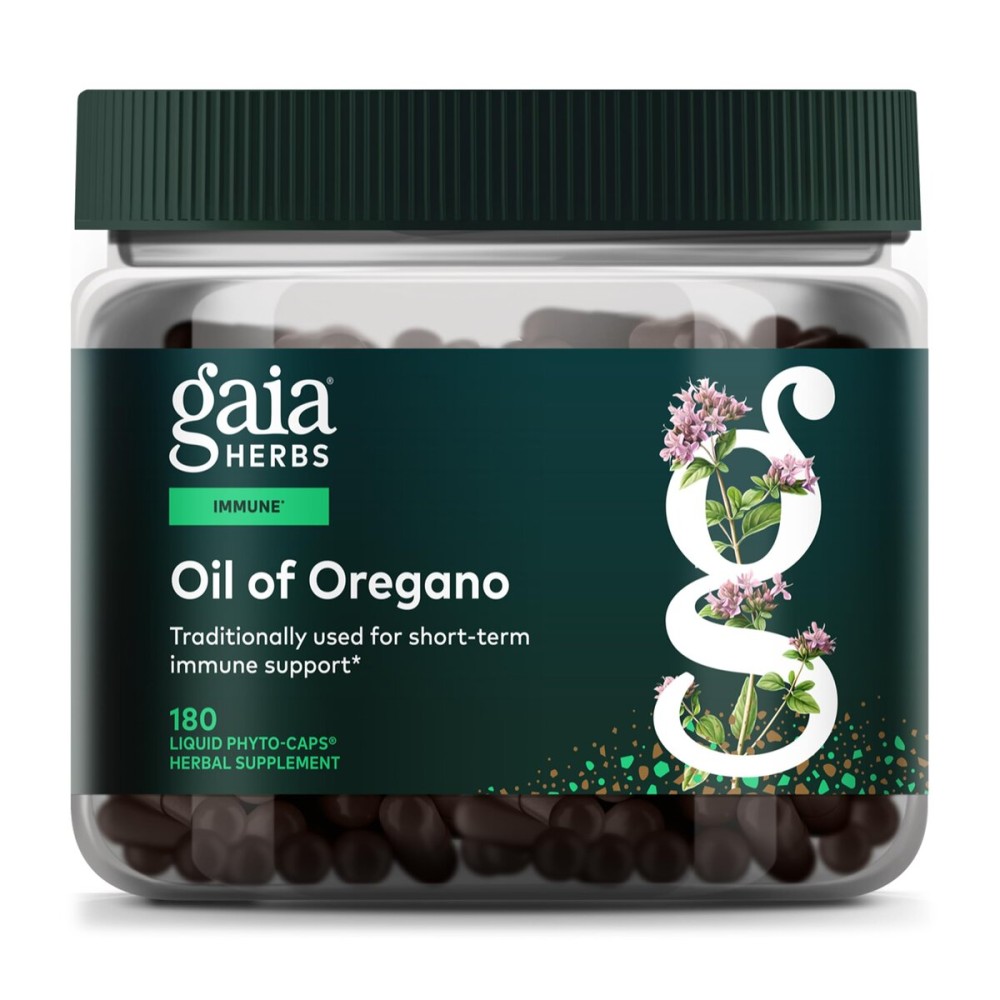 Gaia Herbs Oil of Oregano - Immune & Antioxidant Support Supplement - with Oregano Oil, Carvacrol & Thymol* - 180 Vegan Liquid Phyto-Capsules (90-Day Supply)