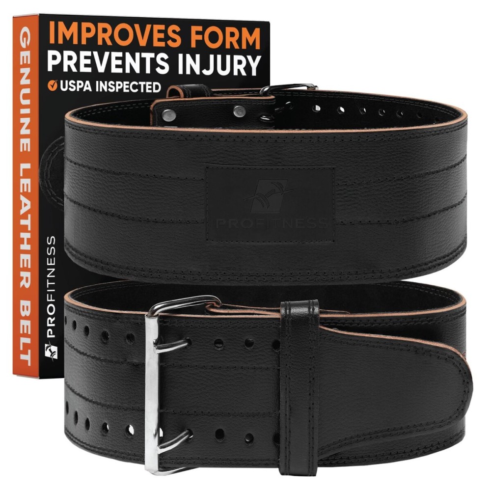 Weightlifting Belt for Women & Men - Self locking Weight lifting belt - (Black/Black, Small)