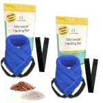 Microwavable Heating Pads for Lower Back, Neck, and Shoulder Pain Relief - Moist Microwave Heating Pad for Muscles and Joints - Microwave Hot Pack Heat Pad for Cramps