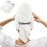 YFONG X-Large Hair Towel Wrap for Women, Super Absorbent Microfiber Hair Towel for Curly Hair, Fast Drying Hair Turbans with Elastic,Hair Drying Towel Wrap for Hair Care 30 X 40 (White)
