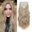 Fliace Clip in Hair Extensions, 6 PCS Natural & Blends Well Hair Extensions, Long Wavy Hairpieces(20inch, 6pcs, Light Blonde)