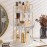 shuang qing Rotating Makeup Organizer for Vanity, Large Capacity Skincare Perfume Storage, Bathroom Counter Organizer, 360 Spinning Cosmetic Dresser Countertop Organizers (Clear, 3 Tier)