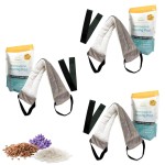 Versatile Microwavable Heating Pads For Neck Pain Relief, Back Pain, And Shoulder Pain Relief - Microwave Heating Pad For Cramps And Muscle Relief, Hot and Cold Reusable Pad - 3 Packs - Lavender Scent