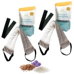 Versatile Microwavable Heating Pads For Neck Pain Relief, Back Pain, And Shoulder Pain Relief - Microwave Heating Pad For Cramps And Muscle Relief, Hot and Cold Reusable Pad - 2 Packs - Lavender Scent