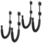 RAD Sportz 2-Pack of Kayak Storage Hook Sets - Kayak Wall Mount Hangers with 100lb Capacity Per Pair for Paddleboards, Surfboards, or Snowboards