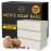 O NATURALS 7.76 oz (3PC) Exfoliating Soap Bar Cedarwood - Heavy Grit Mens Soap - All Natural Exfoliation Bar Soap for Men - Apricot Kernels Bar Soap - Face Soap Bar - Moisturizing Mens Face Bar Soap