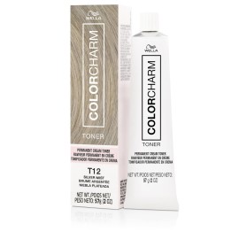 COLORCHARM Permanent Cream Toner | Neutralize Brass | Free of Animal-Derived Ingredients, Parabens & Gluten Free | T12 Silver Mist | 2 oz