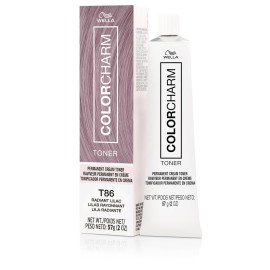 COLORCHARM Permanent Cream Toner | Neutralize Brass | Free of Animal-Derived Ingredients, Parabens & Gluten Free | T86 Radiant Lilac | 2 oz