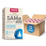 Jarrow Formulas Same 400 mg, Supports Joint Health, Liver Function, Brain Metabolism, 60 Tablets, Up to a 60 Day Supply,Pack of 12