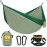 Wise Owl Outfitters Camping Hammock - 500lbs Portable Hammock with Tree Straps - Travel, Backpacking, Hiking, Outdoors Camping Gear - Double