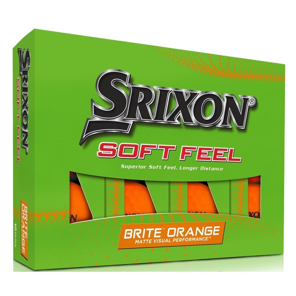 Srixon Soft Feel Golf Balls, Soft Feel 13, Brite Orange