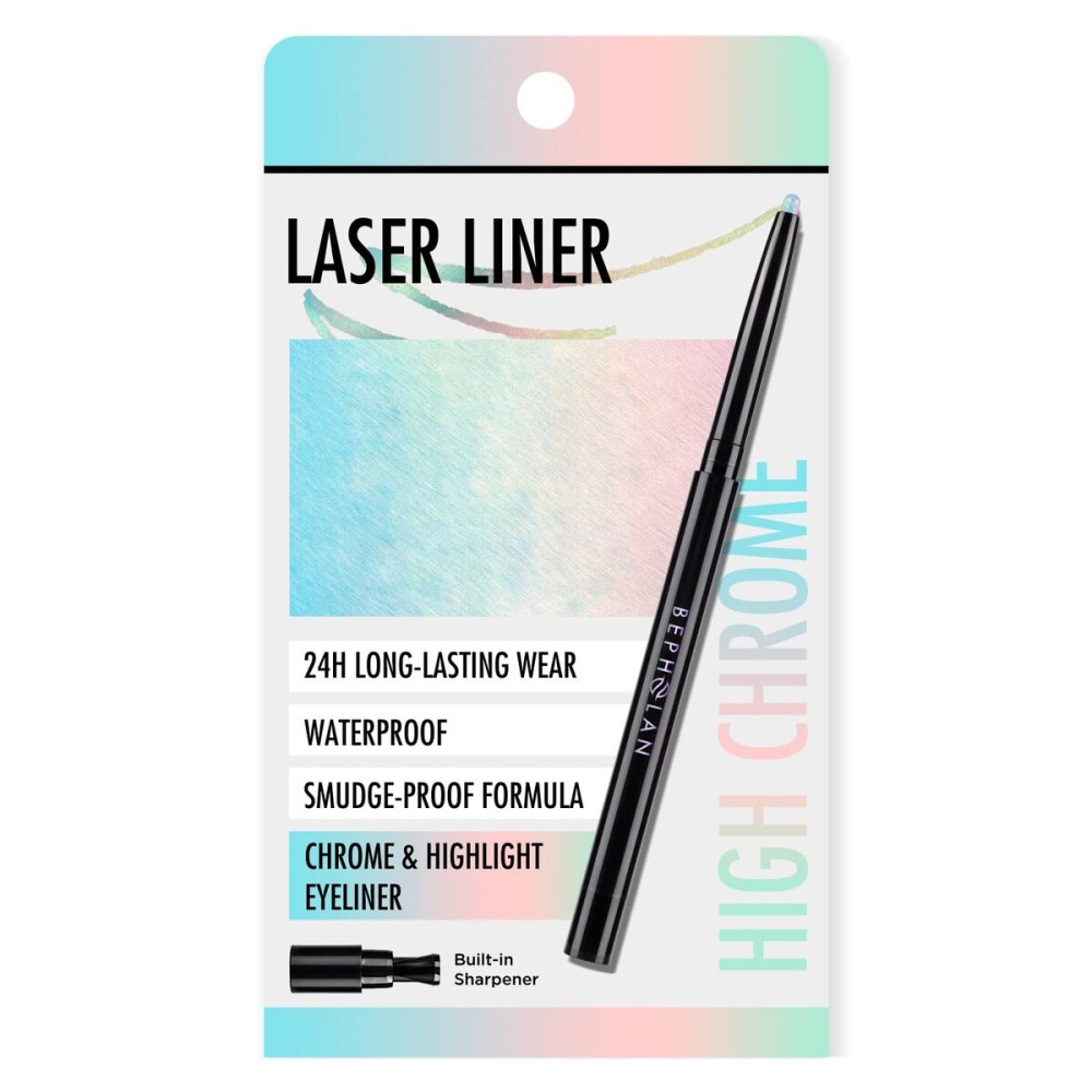 BEPHOLAN Pink Blue Eyeliner Pencil,2-in-1 Color Waterproof Glitter Gel Eye Liner Highligter,Mermaid Korean Makeup Waterline Eyeliner,Smudge Proof (FAIRY TALE)