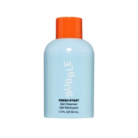 Bubble Skincare Fresh Start Gel Cleanser - Gentle Exfoliating Face Wash for Oily Skin - Formulated with Aloe Vera Juice + Caffeine to Protect and Soothe Complexion (50ml)