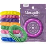 SoulSation 15 Pack Mosquito Repellent Bracelets, DEET-Free for Kids & Adults, Individually Wrapped Bands