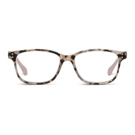 Peepers by PeeperSpecs Nature Walk Reading Glasses, gray tortoise/pink, +1.75
