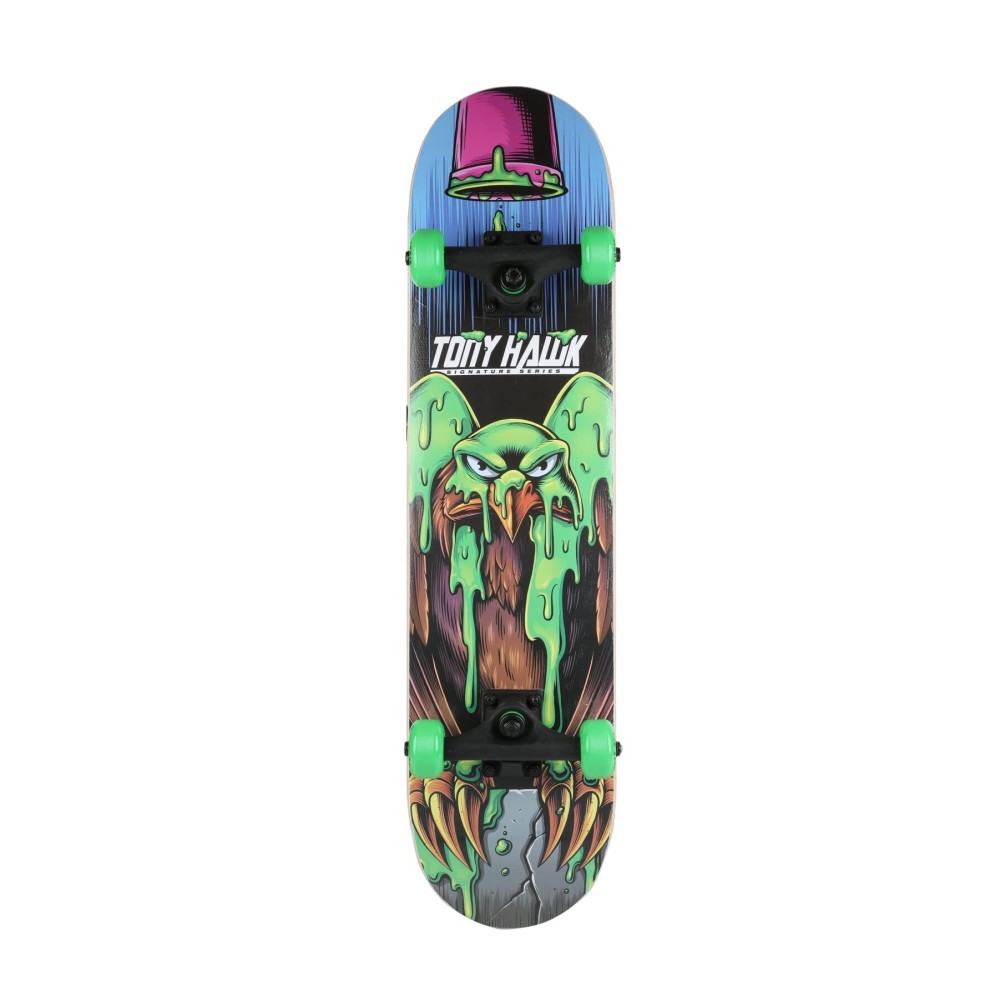 Tony Hawk 31 Skateboard - Signature Series 1 Skateboard with Pro Trucks, Full Grip Tape, 9-Ply Maple Deck, Ideal for All Experience Levels
