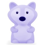 Lumipets Junior Fox Night Light, Soft Silicone Material, 8 Soothing Colors, Cordless, Easy Control, Portable