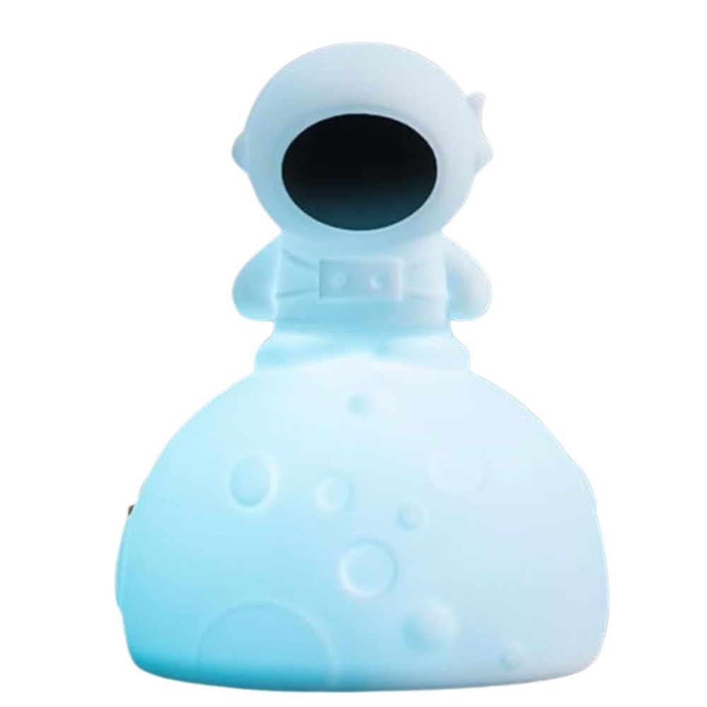 Lumipets Junior Astronaut Night Light, Soft Silicone Material, 8 Soothing Colors, Cordless, Easy Control, Portable