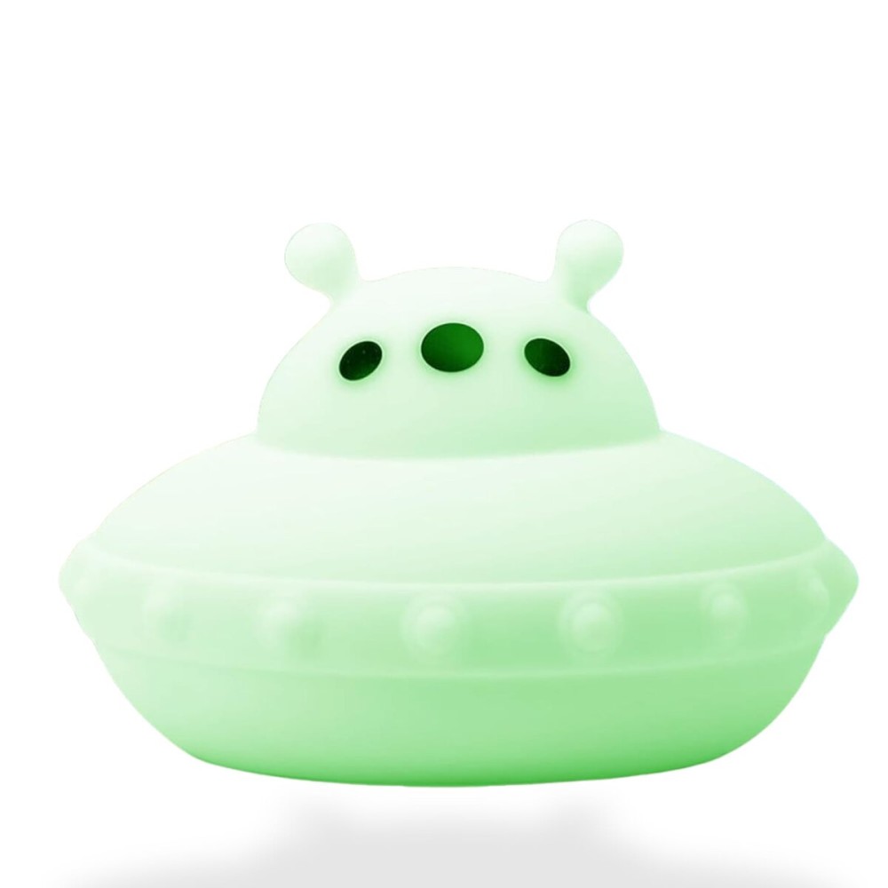 Lumipets UFO Spaceship LED Baby Night Light, Cordless, Touch Control, Soft Silicone Material, 8 Lulling Colors, Portable