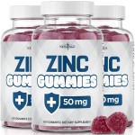 NEW AGE Zinc Gummies - 50mg High Immune Booster Zinc Supplement, Immune Defense, Powerful Natural Antioxidant, Non-GMO 180 Count (Pack of 3)